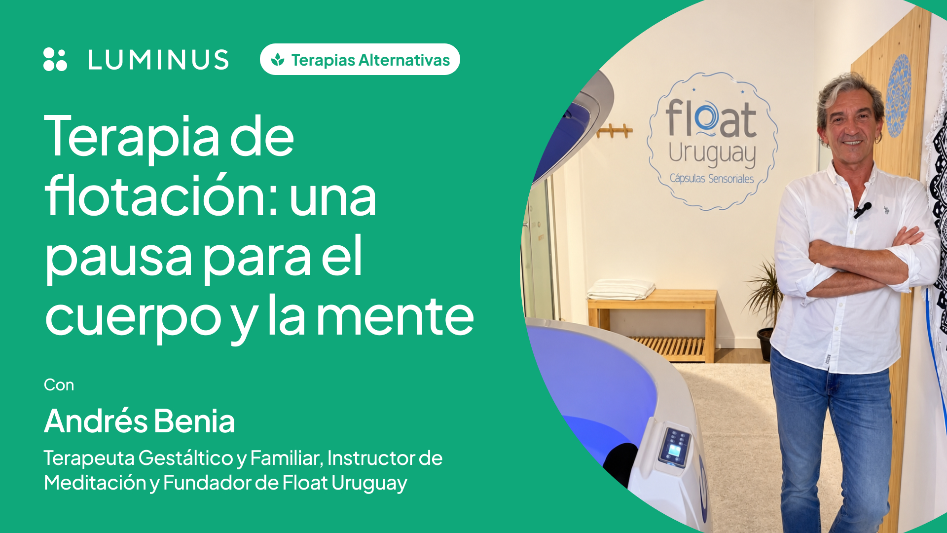 Terapia de flotación: una pausa para el cuerpo y la mente